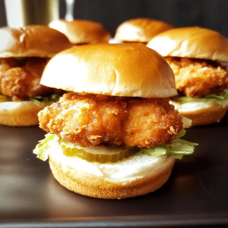 Fried Chicken Sliders fried-chicken-sliders